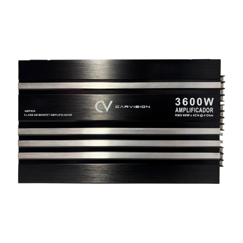 Amplificador Carvision Amp604 3600W 4 Canales