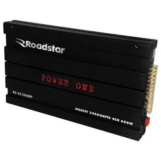 Amplificador ROADSTAR RS-4510AMP 2400W Power One