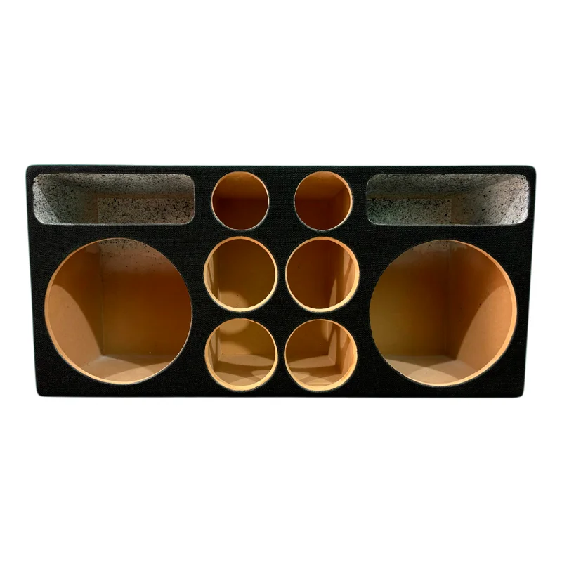 Caja 2 Woofer 4 Cornetas 2 Tweeters Golpe Seco