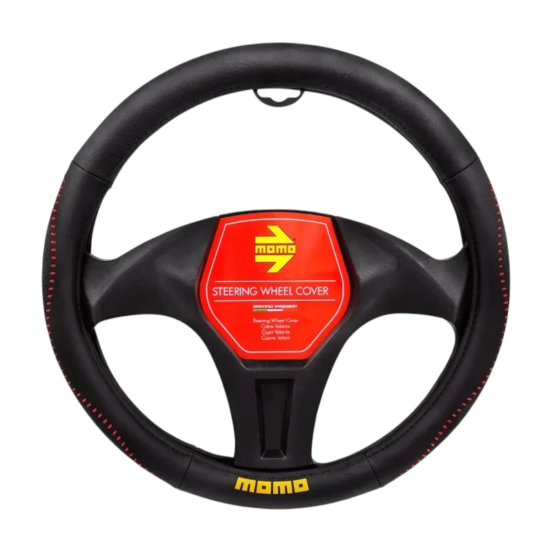 Forro Volante Momo SWC018DG Negro/Gris